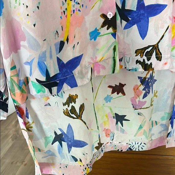 Floral Button-Up Blouse - Picture 5 of 13